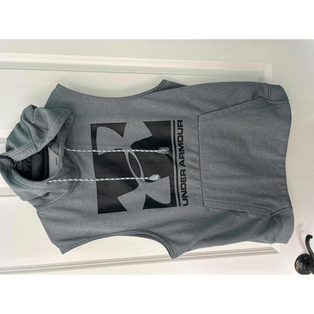 Under Armour Men's Armour Fleece Graphic Sleeveless Hoodie